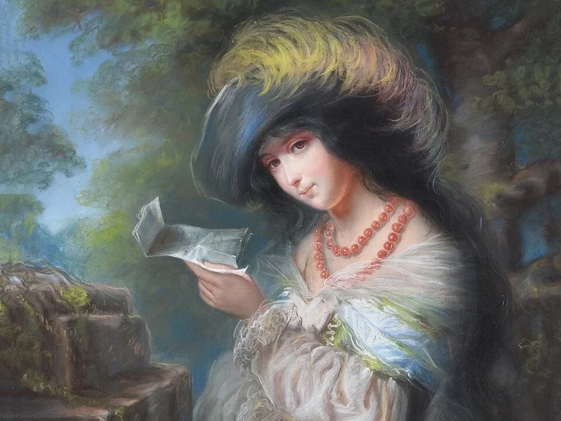 1819-Élisa Desrivières - La lettera d'amore